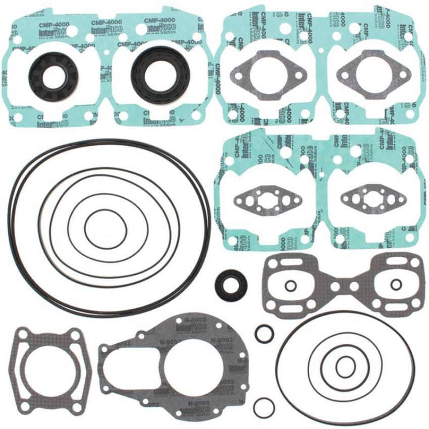 Vertex Pistons 611205 Vertex Gaskets 96-97 Sea-Doo 800 GSX Complete Gasket Kit w/ Oil Seals