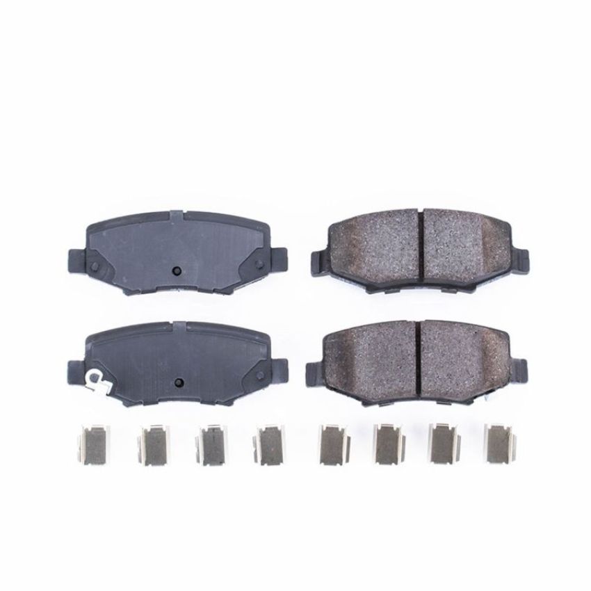 PowerStop 17-1274 PowerStop - Z17 Low-Dust Ceramic Brake Pads with Hardware