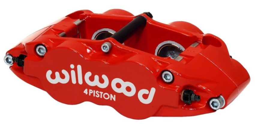 Wilwood 120-14055-RD Caliper-Forged Superlite 4R 1.38/1.38in Pistons 0.81in Disc