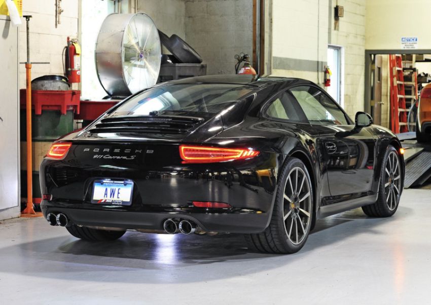 AWE Tuning 3025-42012 Porsche 991 SwitchPath Exhaust for Non-PSE Cars Chrome Silver Tips