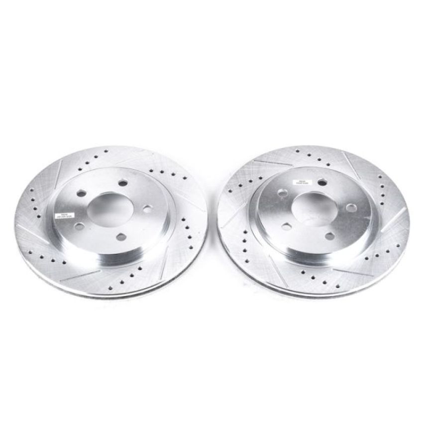 PowerStop AR8174XPR PowerStop Evolution Performance Drilled, Slotted & Plated Brake Rotor Pair