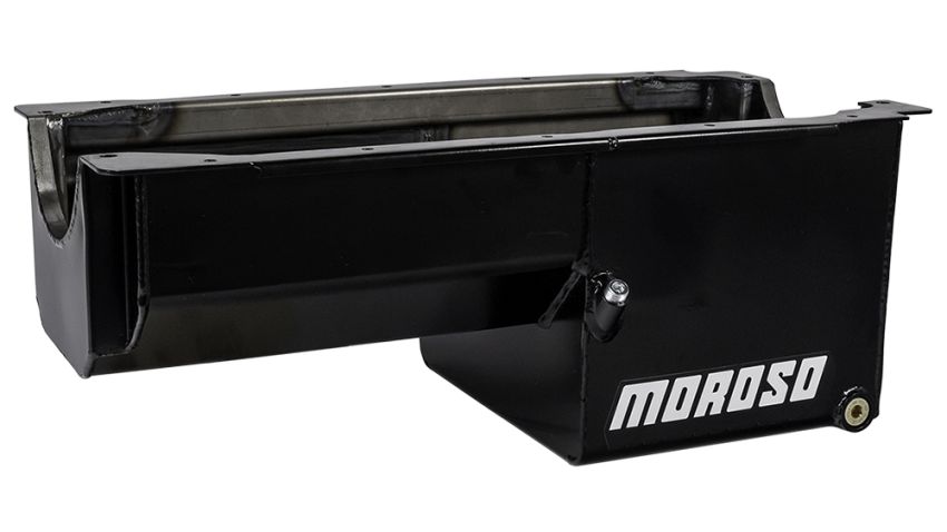 MOROSO MOR21019 SBC Steel Oil Pan - 7qt. For Dart/Rocket Block