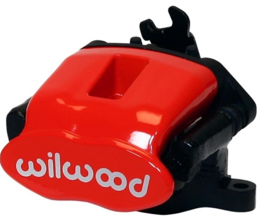 Wilwood 120-10113-6-RD Caliper-Combination Parking Brake-Pos 6-R/H-Red 41mm piston .81in Disc