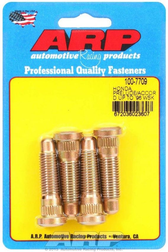 ARP ARP100-7709 Wheel Stud Kit - M12x1.5 1.850/.485 Knurl