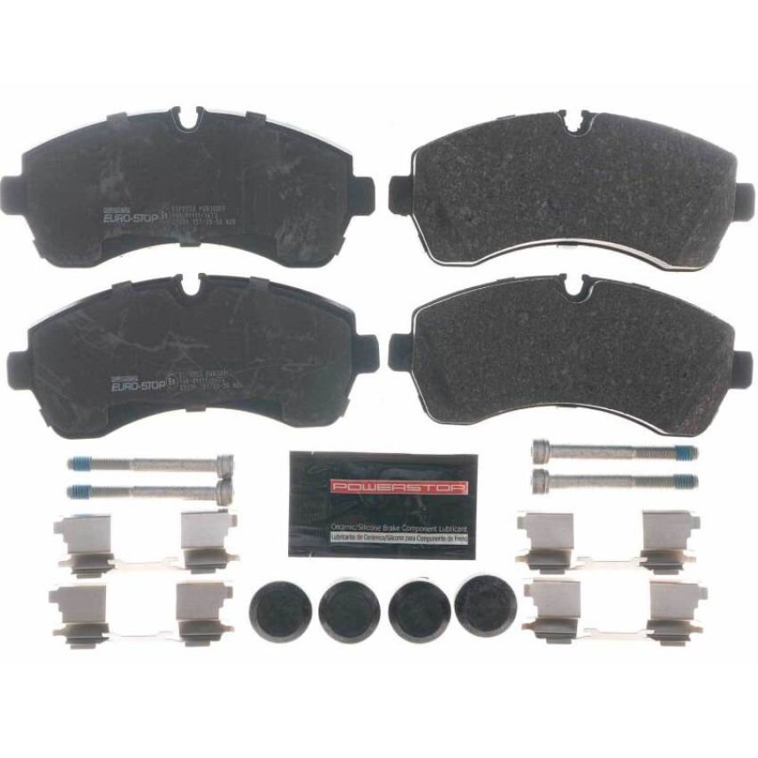 PowerStop ESP0553 EuroStop ECE-R90 Certified Brake Pad Set