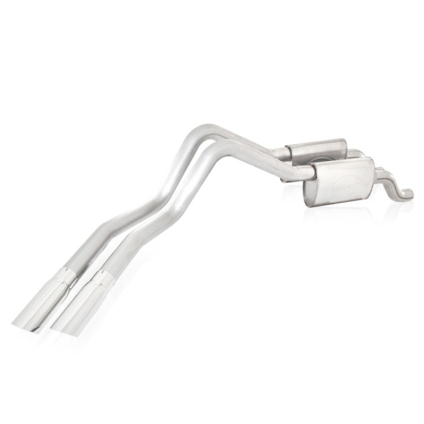 Stainless Works FTR10CB-LMF 2010-14 Raptor Exhaust 3in S-Tube Mufflers Exits Behind Passenger Rear Tire