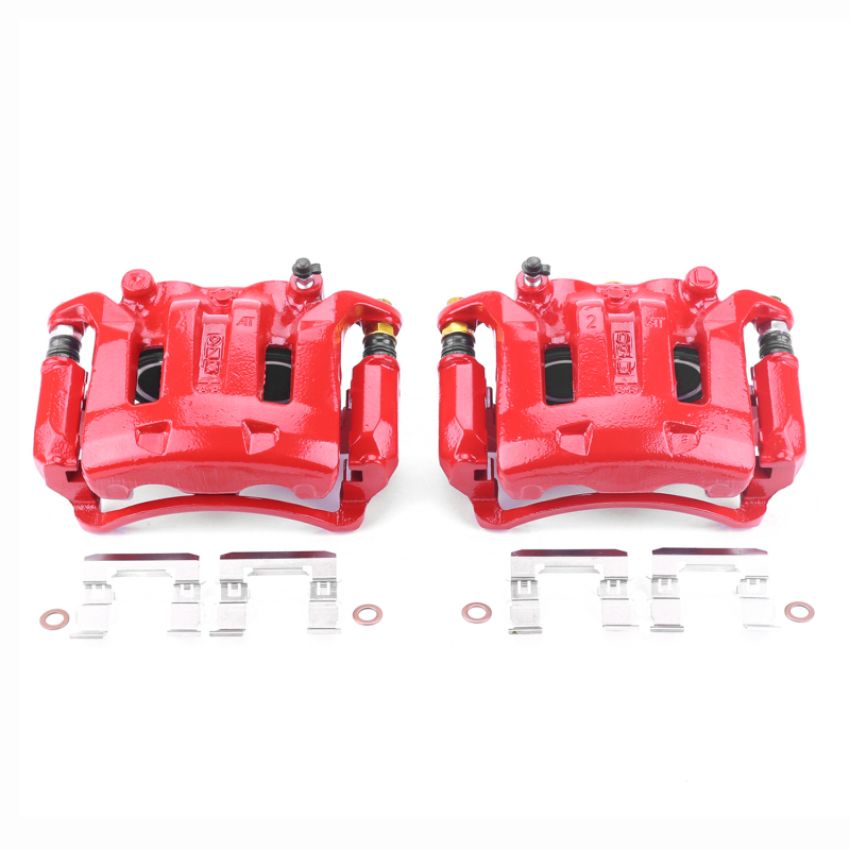 PowerStop S2638 Red Powder Coated Calipers
