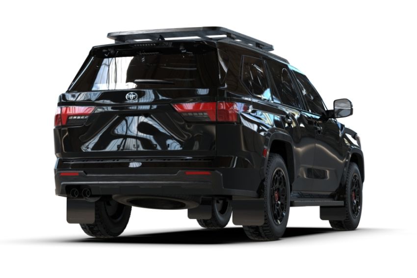 Rally Armor MF88-UR-BLK-MBK Black Mud Flap/Metallic Black Logo