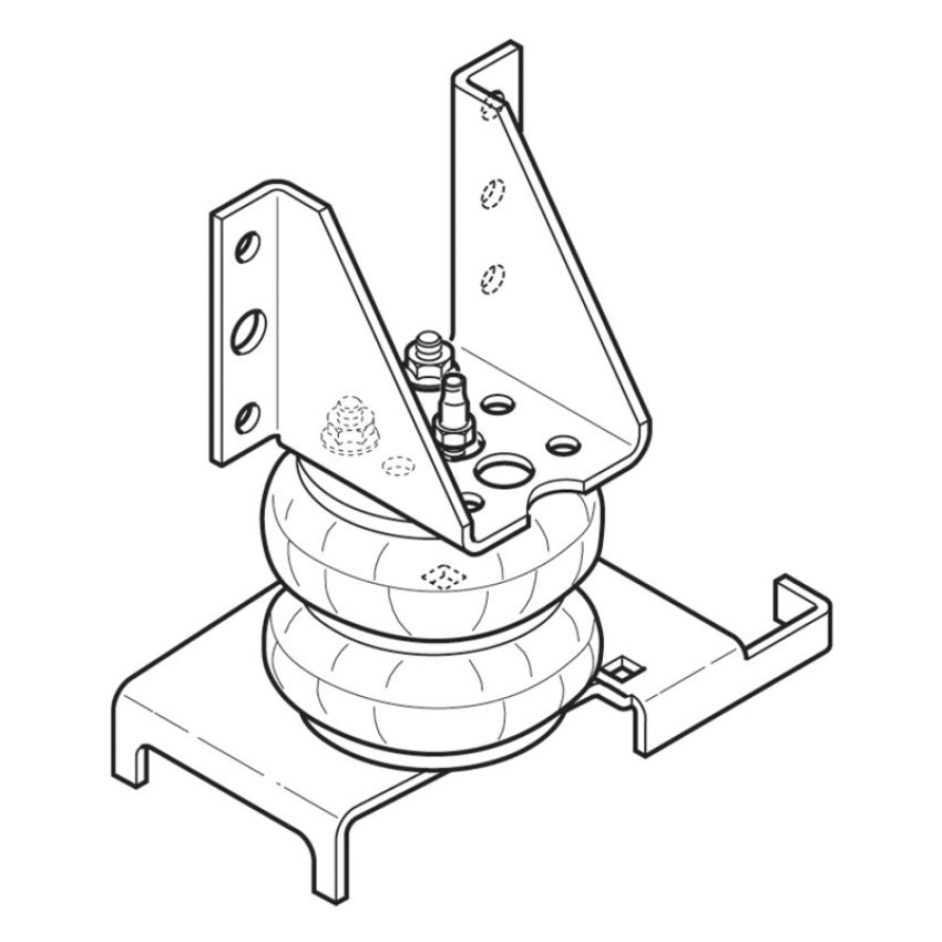 Firestone 2223 Ride-Rite Air Helper Spring Kit Front 84-04 Ford F250/F350 (W217602223)