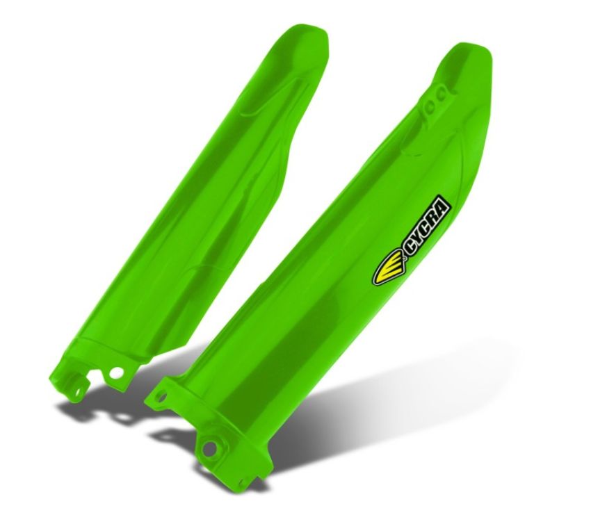 Cycra 1CYC-6909-72 21+ Kawasaki KX450X Fork Guards - OEM Green