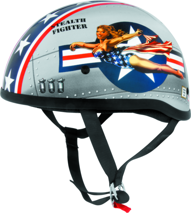 Skid Lid 646952 s Bomber Pinup Original Helmet - Medium