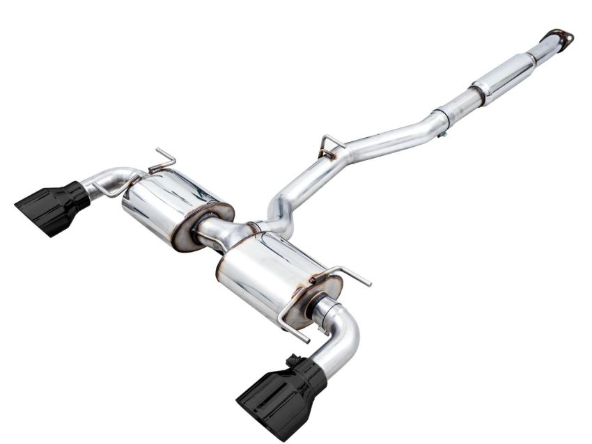 AWE Tuning 3015-33486 AWE Subaru BRZ/ Toyota GR86/ Toyota 86 Touring Edition Cat-Back Exhaust- Diamond Black Tips