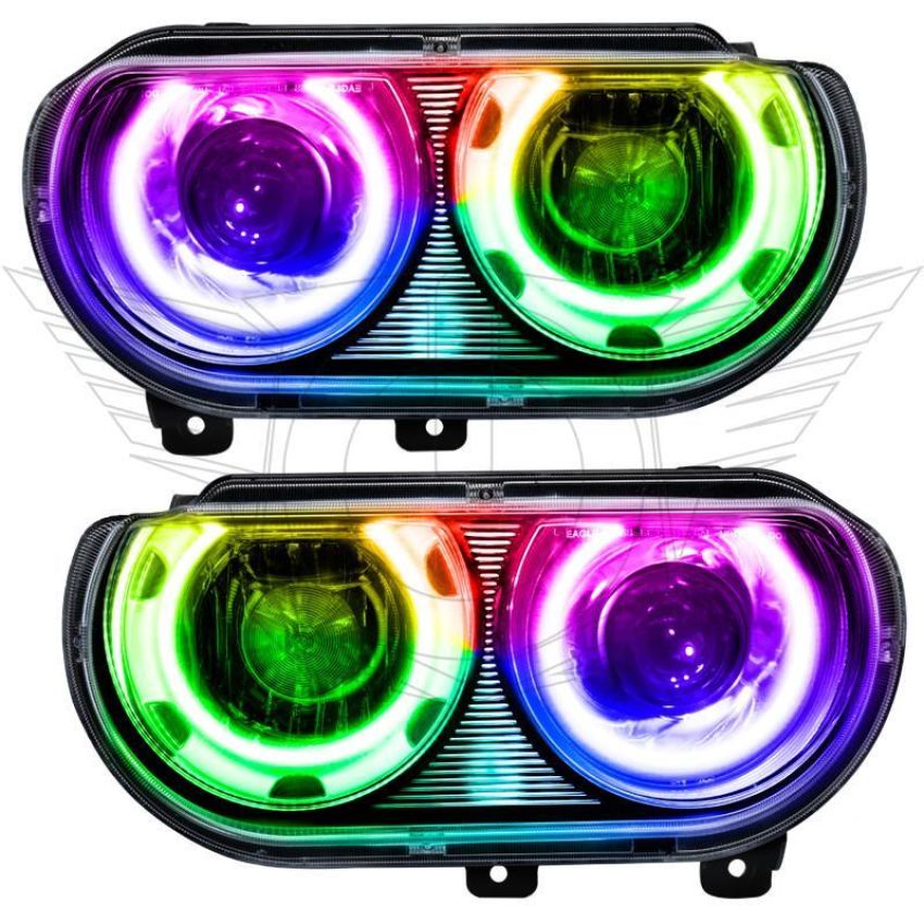 Oracle Lighting 7132-332 Dynamic ColorSHIFT(tm) SMD Pre-Assembled Headlights, HID Style