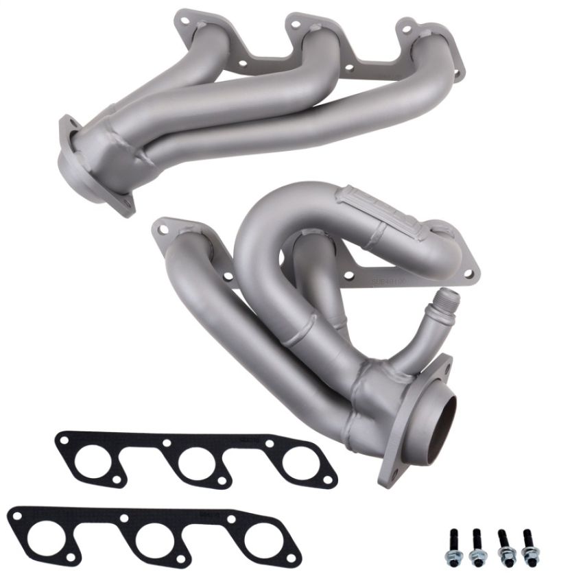 BBK Performance Parts 4010 2005-2010 MUSTANG 4.0L-V6 1-5/8 SHORTY EXHAUST HEADERS (TITANIUM CERAMIC)
