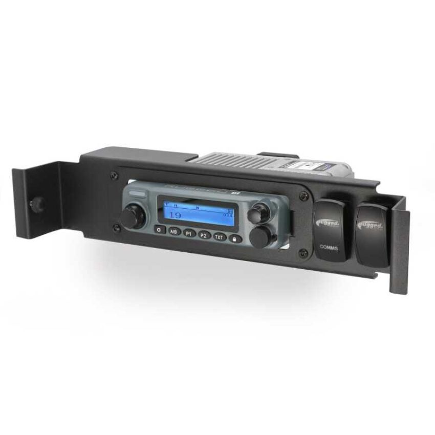 Rugged Radios MT-RM-CONSOLE-RDM Center Console Radio Mount for Ford Chevy GMC and Ram TRX Trucks  RDM