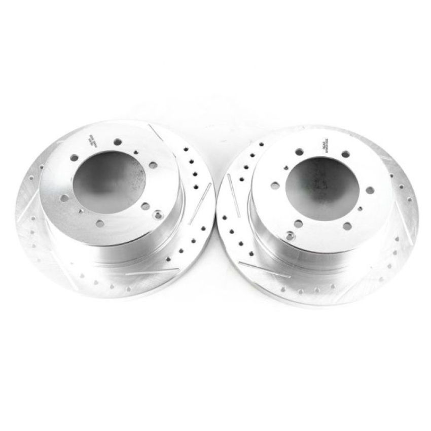 PowerStop JBR724XPR PowerStop Evolution Performance Drilled, Slotted & Plated Brake Rotor Pair