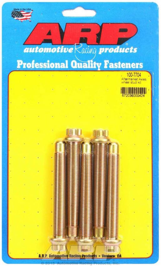 ARP ARP100-7704 Wheel Stud Kit - 1/2-20 3.470 (5pk)