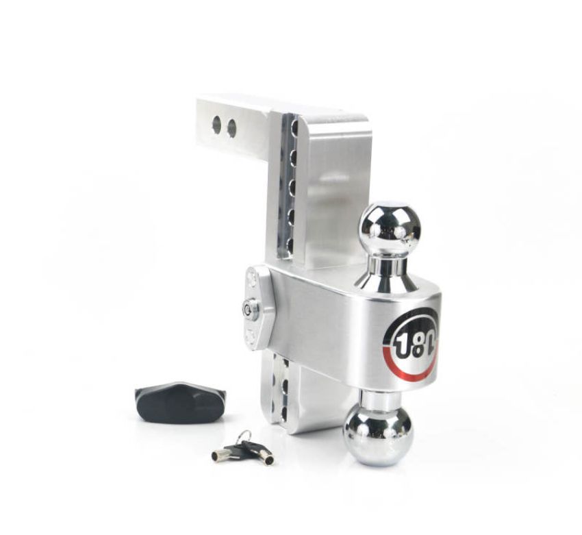 Weigh Safe CTB8-2 180 Hitch 8in Drop Hitch & 2in Shank (10K/12.5K GTWR) - Aluminum
