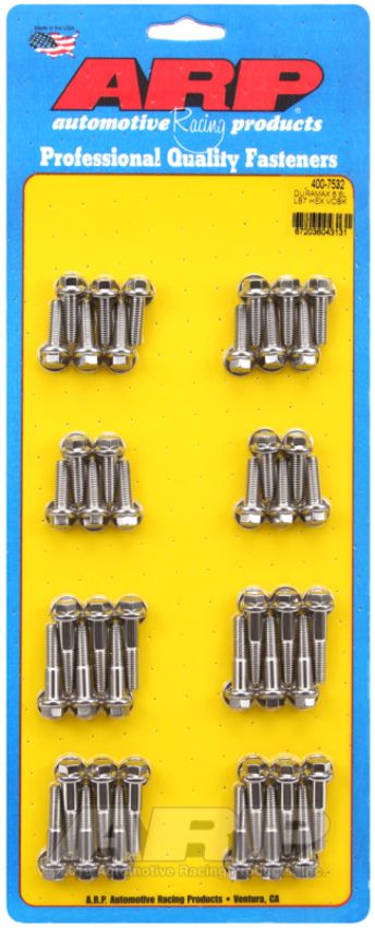 ARP ARP400-7532 Valve Cover Bolt Kit 6pt GM Duramax 6.6L