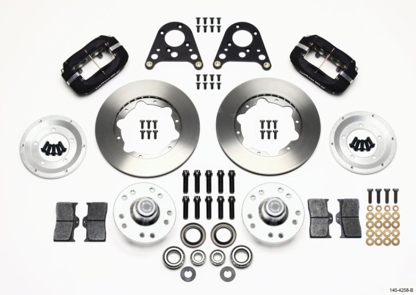 Wilwood 140-4258-B Forged Dynalite Front Kit 10.75in Art Morrison Strut