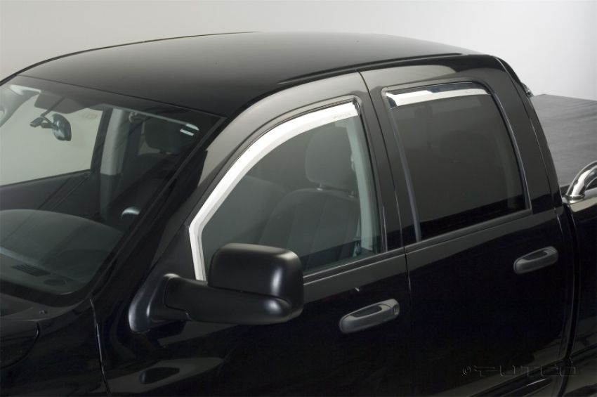 Putco 480240 14-18 GMC Sierra LD - (Fronts Only) Excl regular cabs Element Chrome Window Visors