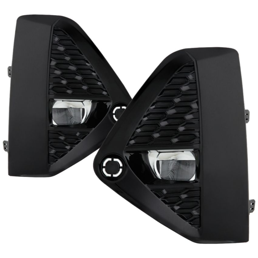 SPYDER 5087102 OEM Style LED Fog Light W/OEM Fit Switch- Clear