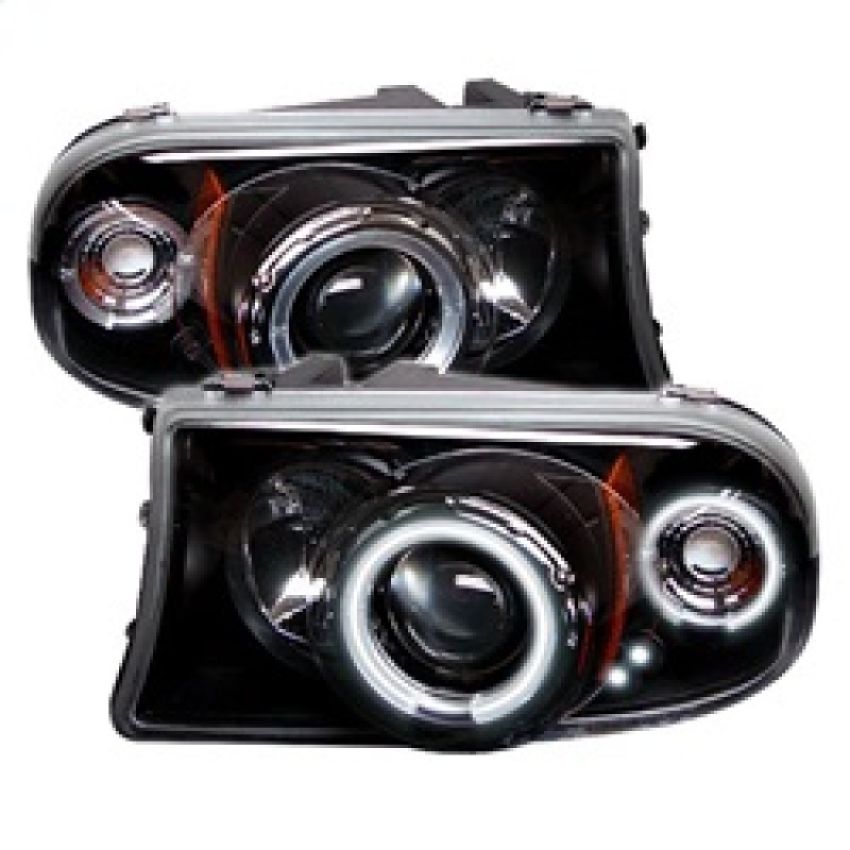 SPYDER 5009807 Projector Headlights - CCFL Halo - Black