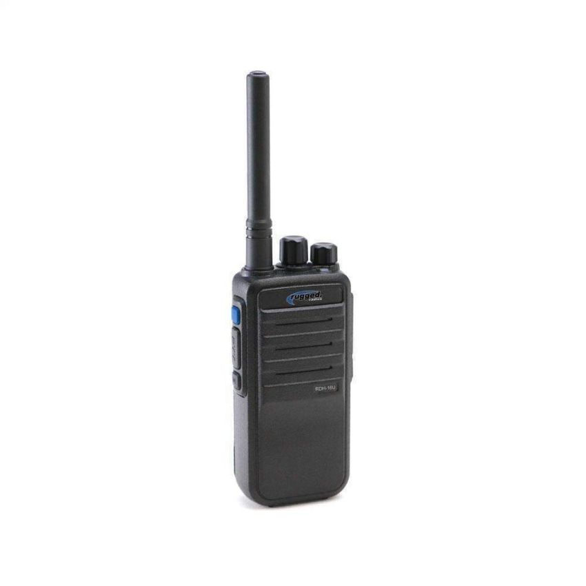 Rugged Radios RDH16-U Rugged RDH16 - Business Band Two Way Handheld Radio - Digital and Analog UHF / Black