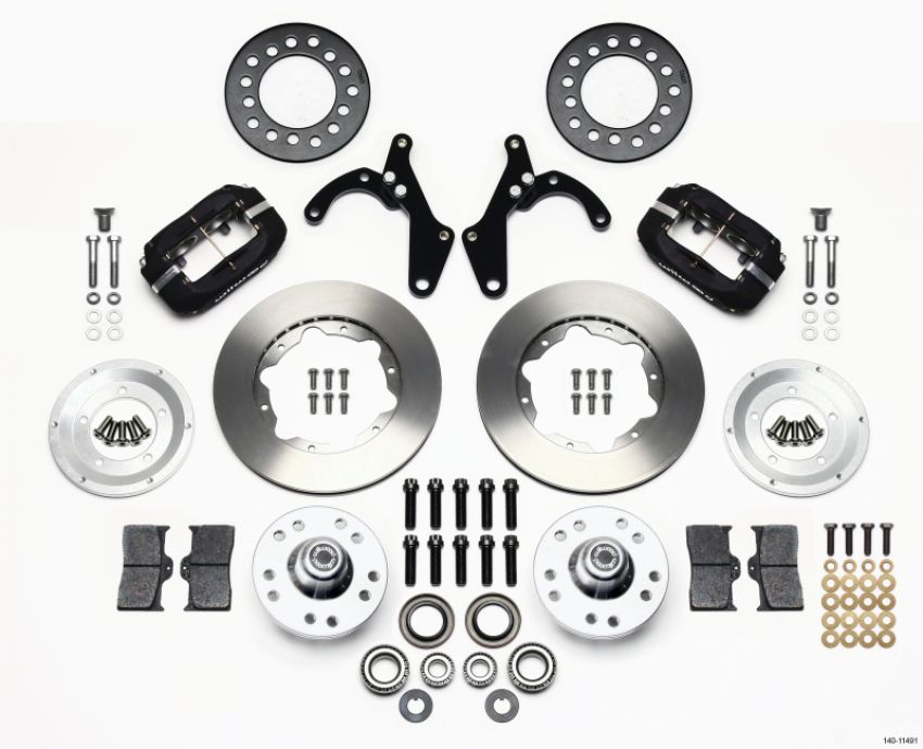 Wilwood 140-11491 Forged Dynalite Front Kit 11.00in 55-57 Chevy