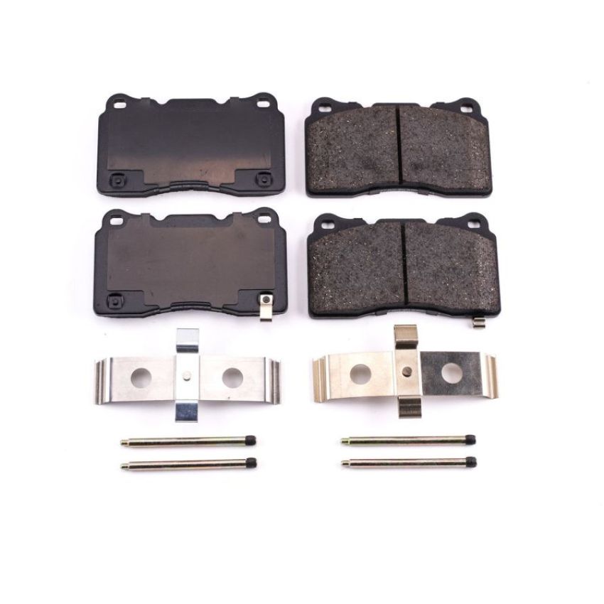 PowerStop 17-1001 PowerStop - Z17 Low-Dust Ceramic Brake Pads with Hardware