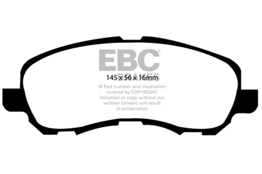 EBC Brakes ED91614 Truck/SUV Extra Duty Brake Pads