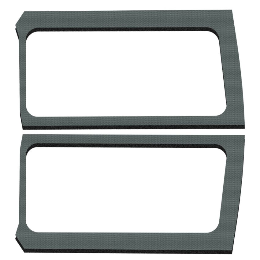 Design Engineering 50269 Side Window Kit Jeep Wrangler JL 2019-2025 2 Door Gray