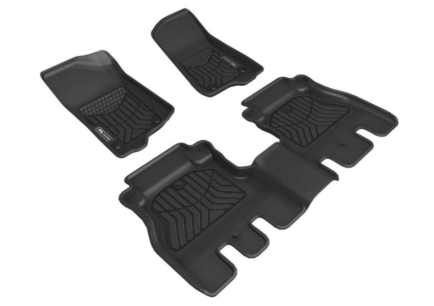 3D MAXpider A5JP01901809 18-24 Jeep Wrangler JL Unlimited Maxtrac Black R1 R2