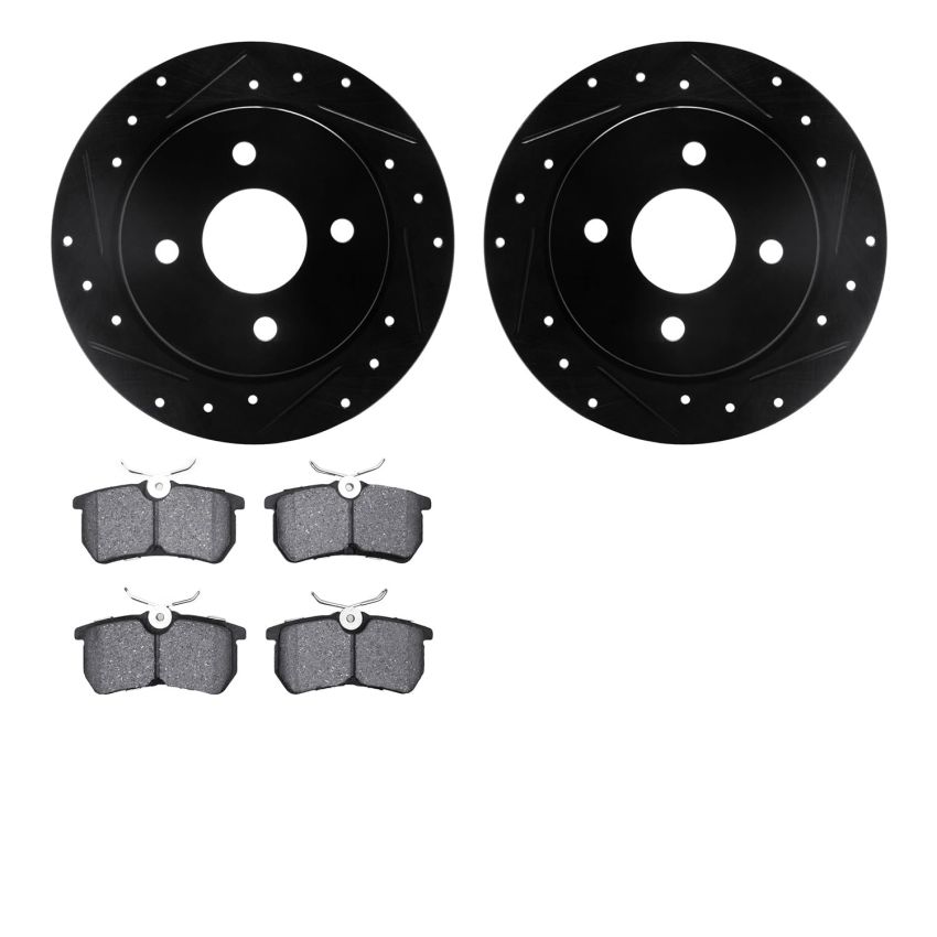 Dynamic Friction 8602-54007 Rotor Kit
