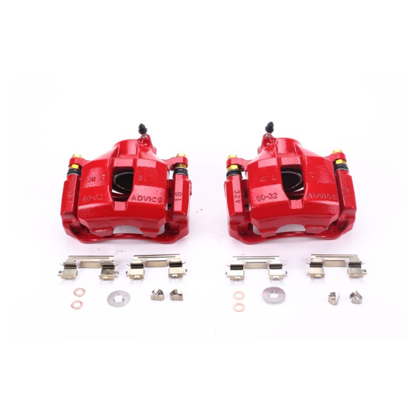 PowerStop S6040 Red Powder Coated Calipers