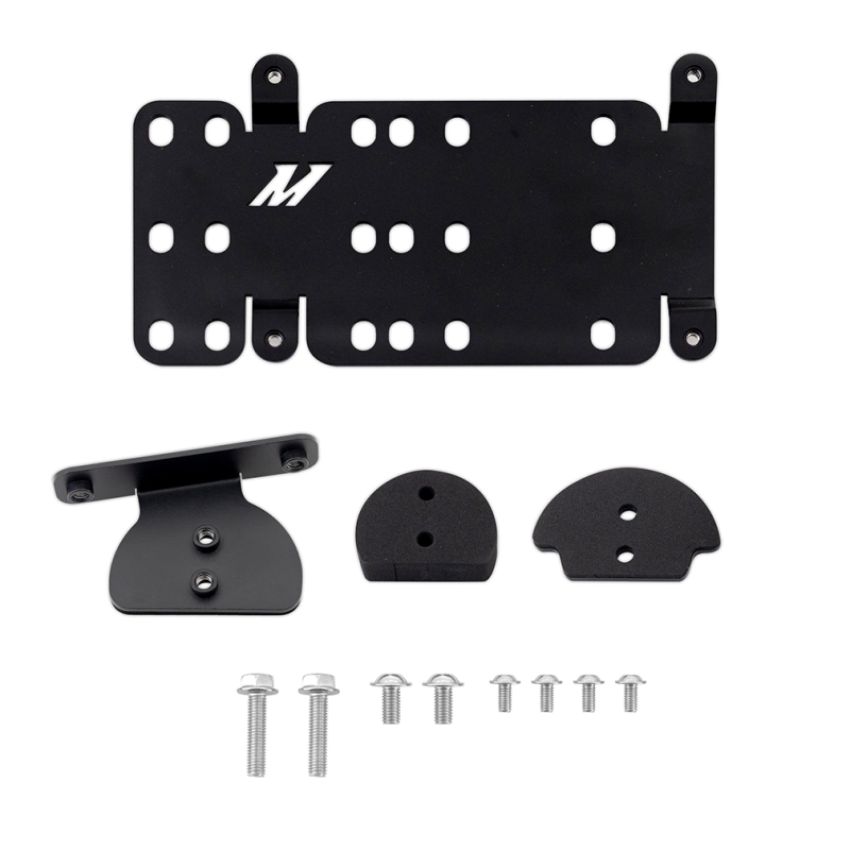 Mishimoto MMLP-T1-19 19-21 Chevy 1500 Tow Hook License Plate Relocation Bracket