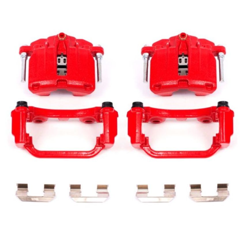 PowerStop S4726 Red Powder Coated Calipers