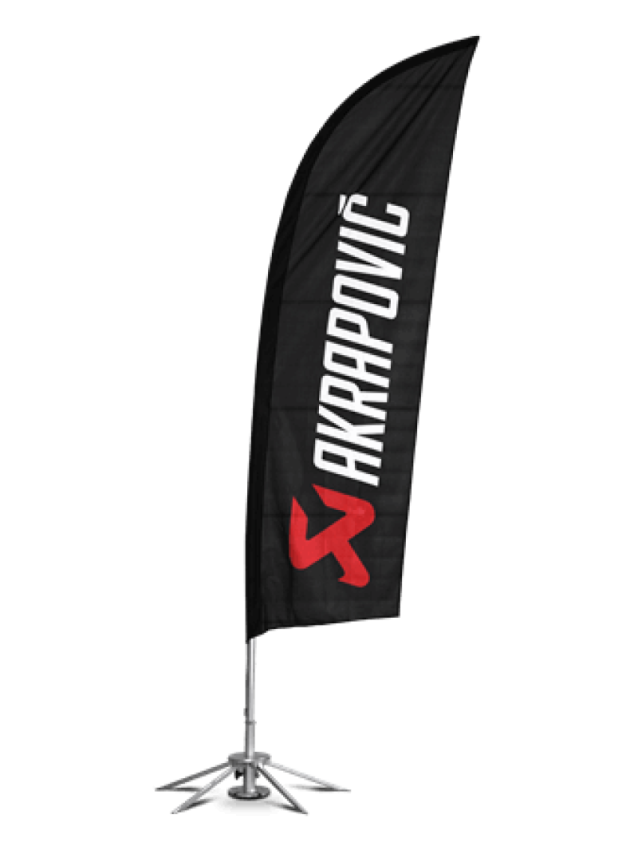 Akrapovic 801439 Self-standing flag set with tent flag kit