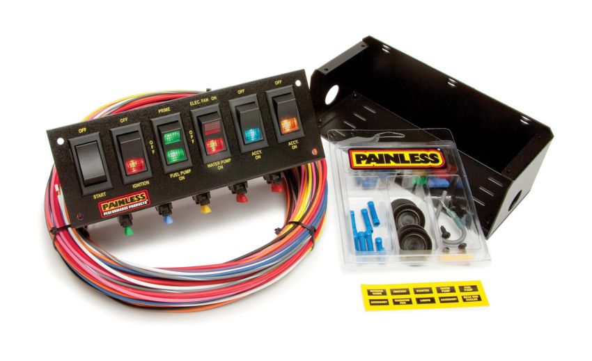 PAINLESS WIRING PWI50302 6 Switch Panel W/Harness