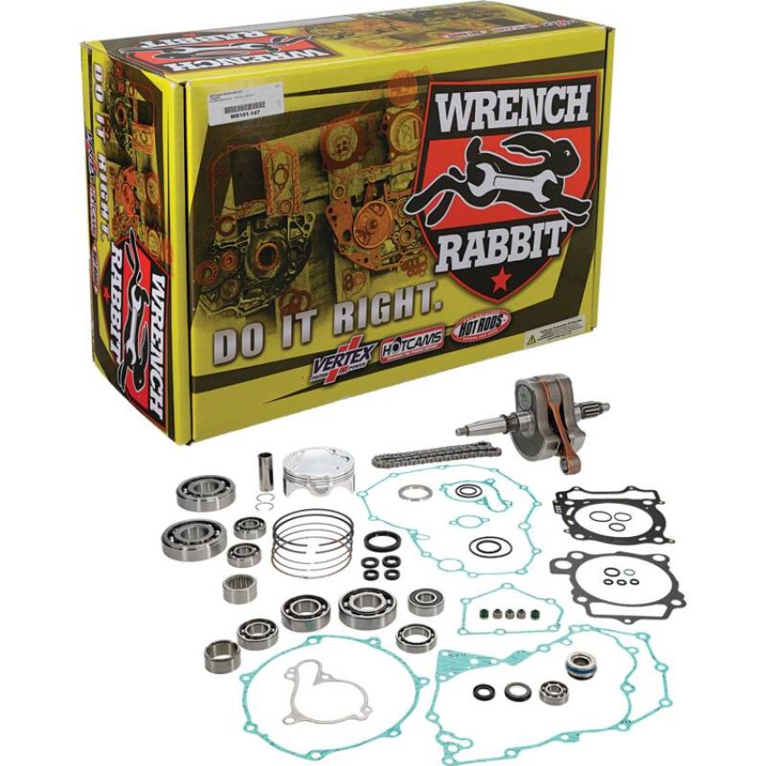 Vertex Pistons WR101-147 09-13 YFZ 450 R/10-11 YFZ 450 X Complete Engine Rebuild Kit