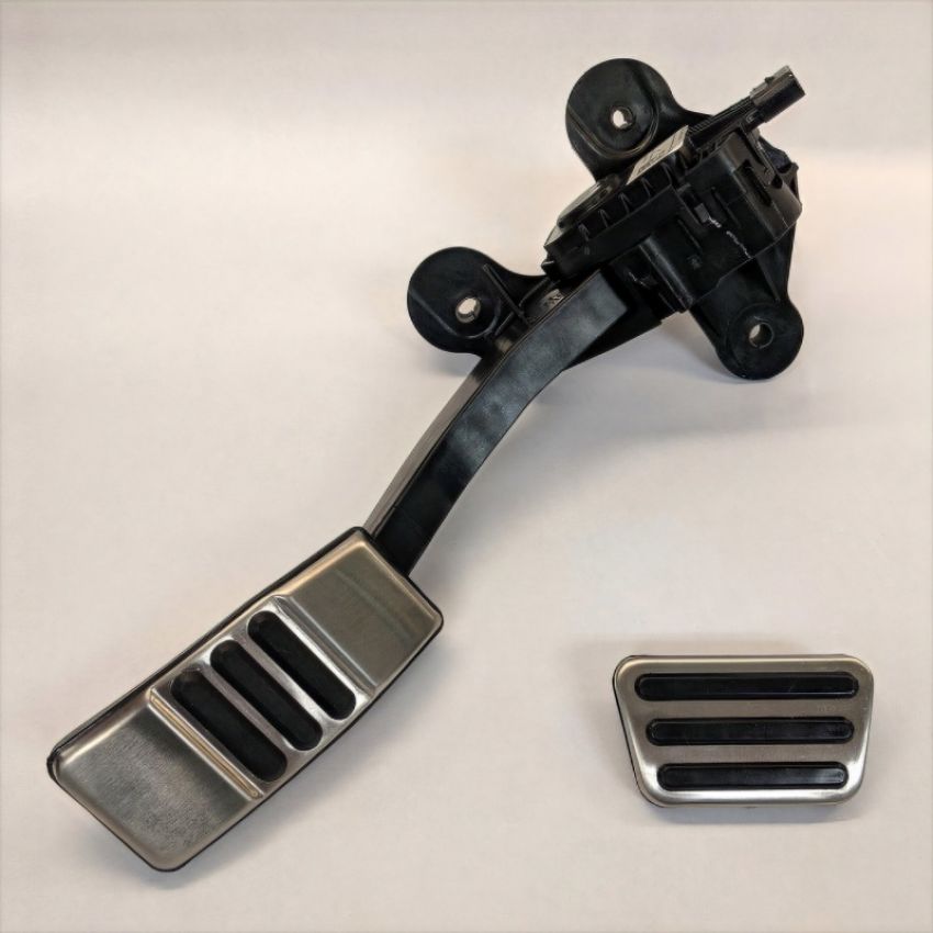 Ford Racing M-2301-BA Mustang Aluminum Pedal Kit-Automatic Transmission