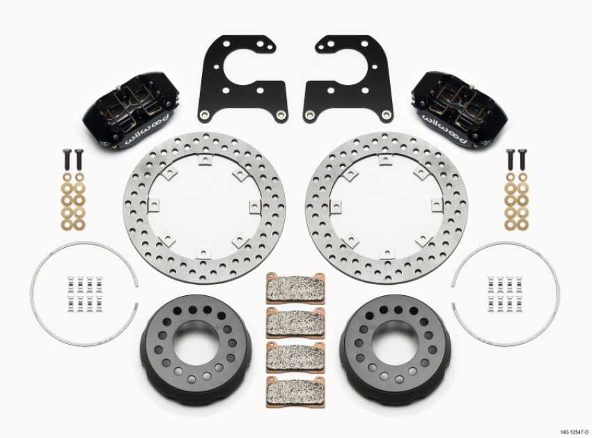 Wilwood 140-12547-D Dynapro Lug Mount Single Rear Dynamic Kit SA Drilled Big Ford 2.36in Offset