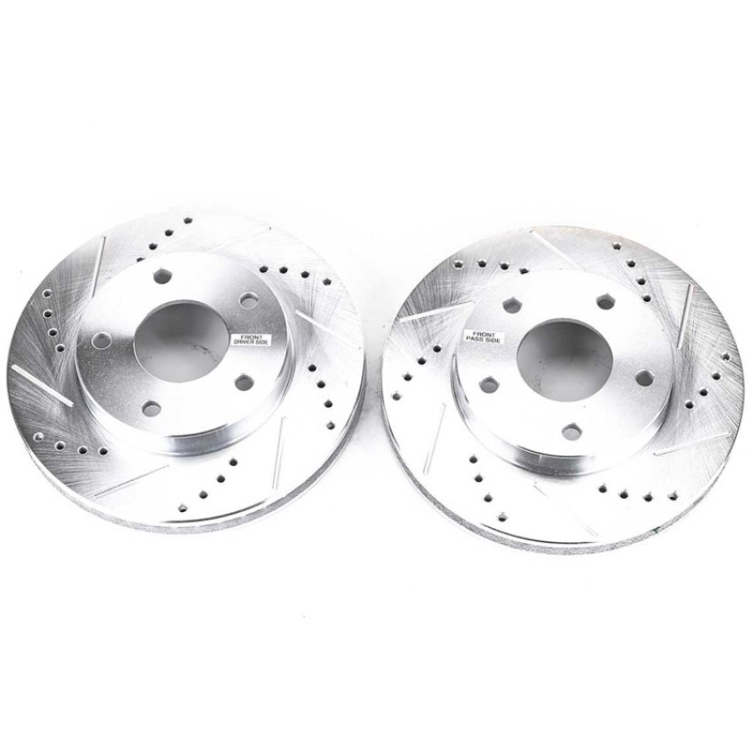 PowerStop AR8638XPR PowerStop Evolution Performance Drilled, Slotted & Plated Brake Rotor Pair