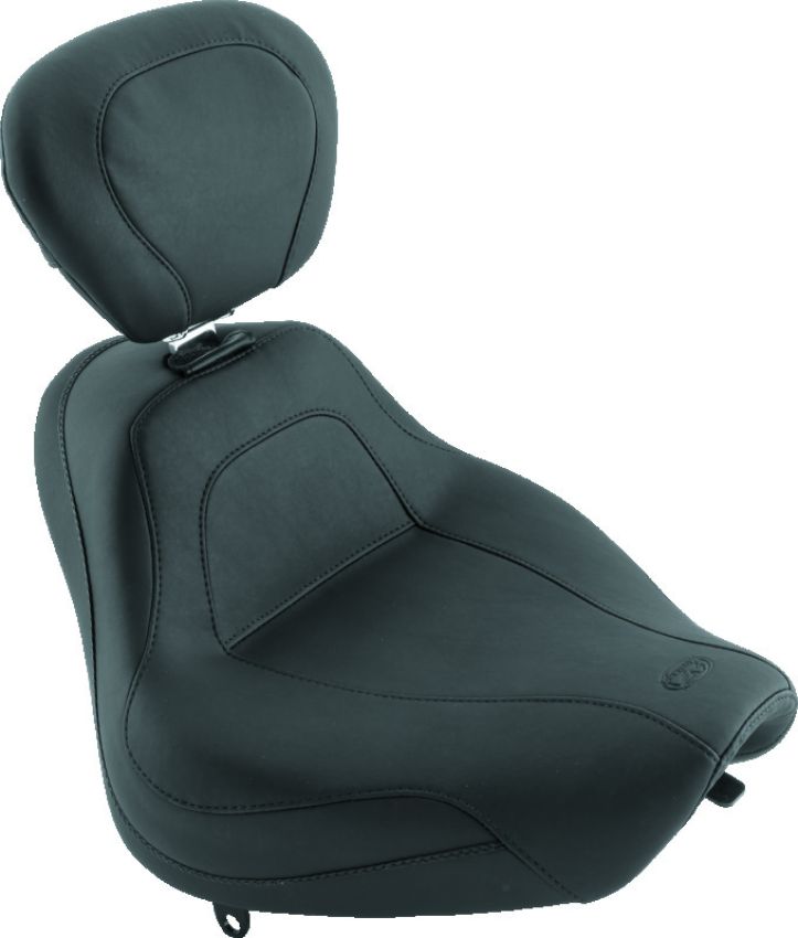 Mustang Motorcycle 83014 Mustang 18-21 Harley Fat Bob Wide Tripper Solo Seat Diamond Stitch - Brown