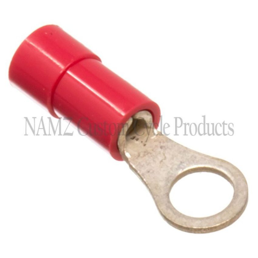 NAMZ NIS-19070-0044 PVC Ring Terminals No. 8 / 22-18g (25 Pack)