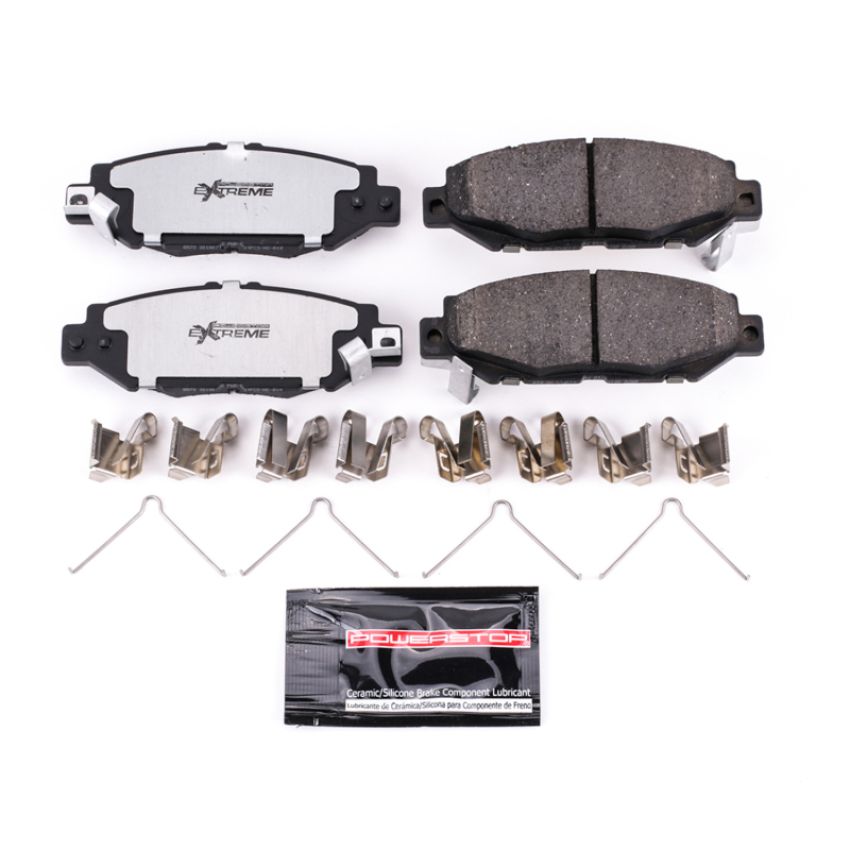 PowerStop Z26-572 PowerStop - Z26 Performance Carbon-Fiber Ceramic Brake Pads with Hardware Kit