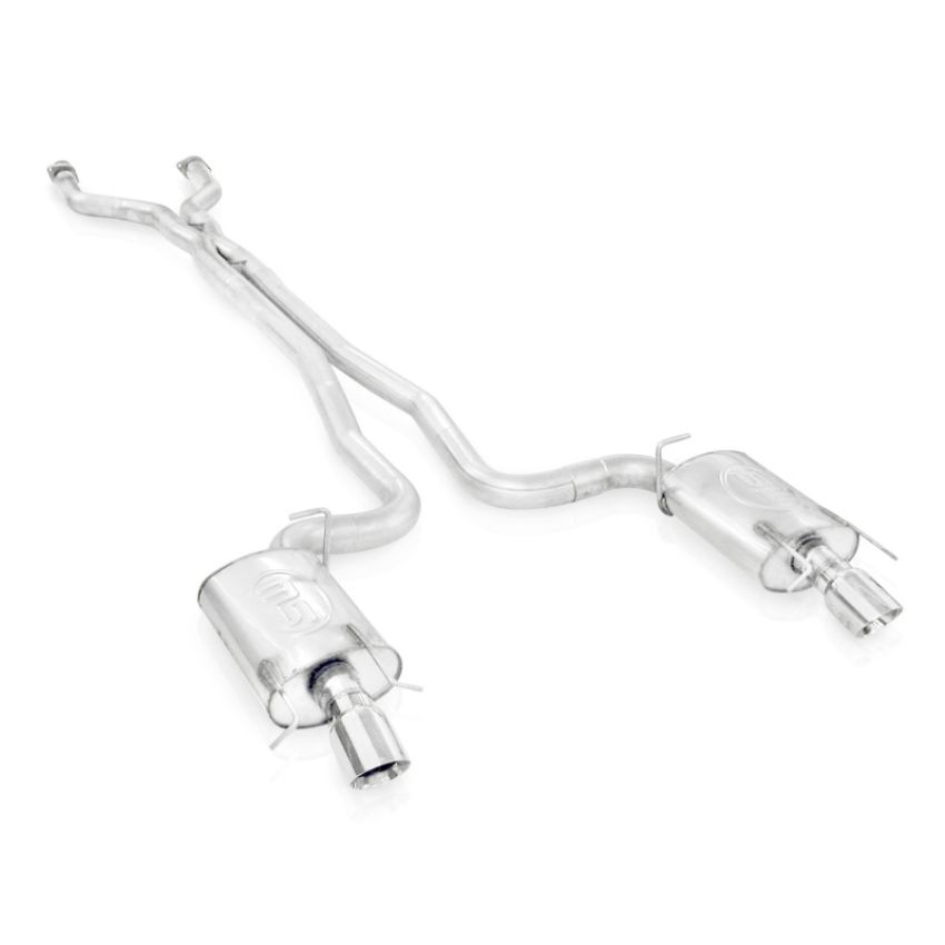 Stainless Works CTSV9WGCB 2009-15 Cadillac CTS-V Wagon 3in Catback System X-Pipe S-Tube Mufflers 4in Tips