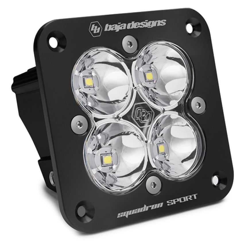 Baja Designs 551006 Squadron Sport Black Flush Mount LED Auxiliary Light Pod