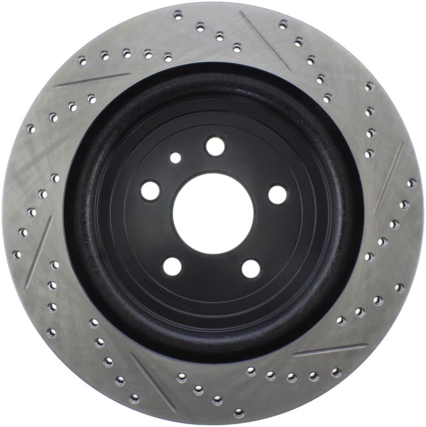 Stoptech 127.65137R Slotted & Drilled Sport Brake Rotor