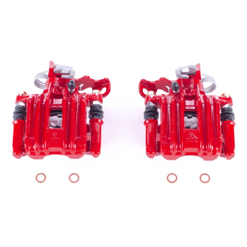PowerStop S2108 Red Powder Coated Calipers